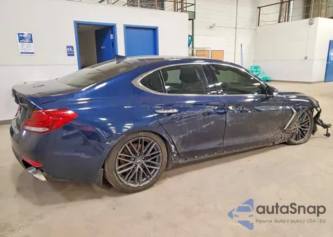 2019 Genesis G70 2.0T Advanced z USA, uszkodzony, nr VIN KMTG34LA4KU019245